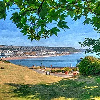 Buy canvas prints of View from Shaldon towards Teignmouth  by Rosie Spooner
