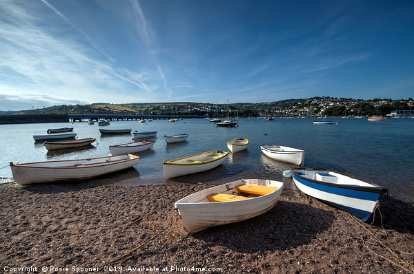 Early evening on the River Teign at Shaldon Picture Board by Rosie Spooner
