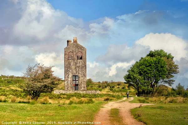 Houseman's Engine House at Minions Bodmin Moor Picture Board by Rosie Spooner