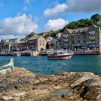 Buy canvas prints of Nelson overlooking the River Looe in Cornwall  by Rosie Spooner