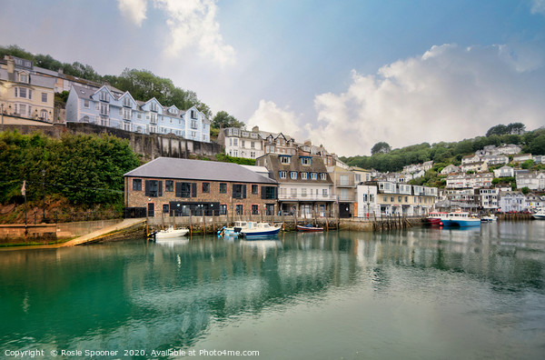 Early morning on the River Looe in Cornwall Picture Board by Rosie Spooner