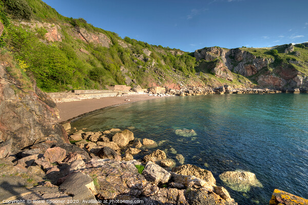 Redgate Beach in Torquay Picture Board by Rosie Spooner