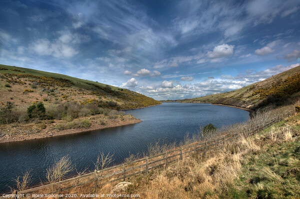 Meldon Reservoir on Dartmoor Picture Board by Rosie Spooner