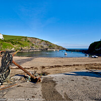 Buy canvas prints of Anchor on the slipway at Port Isaac by Rosie Spooner
