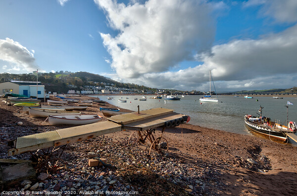 The Old Boat Launch on Teignmouth Back Beach Picture Board by Rosie Spooner