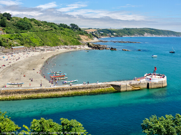 Looe and The Banjo Pier Picture Board by Rosie Spooner