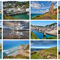 Buy canvas prints of Cornwall views through the seasons by Rosie Spooner