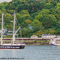Buy canvas prints of The Higher Ferry To Dartmouth by Peter F Hunt