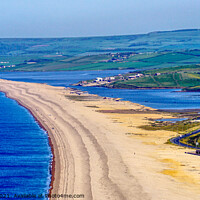Buy canvas prints of Chesil Beach Dorset by Peter F Hunt