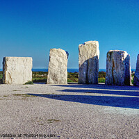 Buy canvas prints of Portland Stone Circle by Peter F Hunt