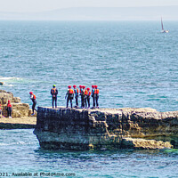 Buy canvas prints of Fun At Portland Bill by Peter F Hunt