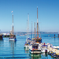 Buy canvas prints of Brixham Sailing Trawler Coming In by Peter F Hunt