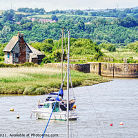 Buy canvas prints of Turf Lock On The River Exe by Peter F Hunt