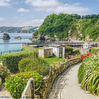 Buy canvas prints of Cliff Path To Charlestown by Peter F Hunt