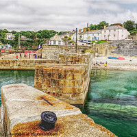 Buy canvas prints of Charlestown Harbour And Beach by Peter F Hunt
