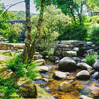 Buy canvas prints of Dartmeet On A Summers Day by Peter F Hunt
