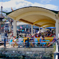 Buy canvas prints of Brixham Times Are A Changing  by Peter F Hunt