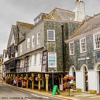 Buy canvas prints of Dartmouth The Butterwalk  by Peter F Hunt