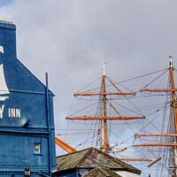 Buy canvas prints of Plymouth Barbican The Navy Inn by Peter F Hunt
