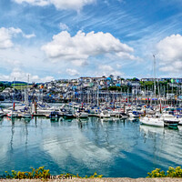 Buy canvas prints of Brixham From The Breakwater by Peter F Hunt