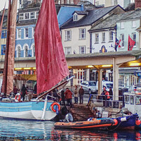 Buy canvas prints of IRIS Docking Under Sail by Peter F Hunt