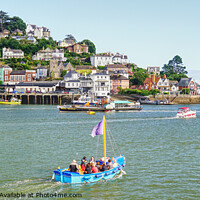 Buy canvas prints of The Ferry To Dartmouth Castle by Peter F Hunt