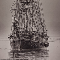 Buy canvas prints of Tres Hombres Coming In To Brixham  by Peter F Hunt