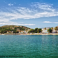 Buy canvas prints of Puerto Pollensa Mallorca Panorama  by Peter F Hunt