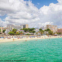 Buy canvas prints of Magaluf Mallorca Panorama by Peter F Hunt