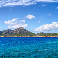 Buy canvas prints of Dragon Island From Sant Elm Mallorca by Peter F Hunt