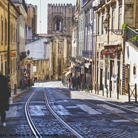 Buy canvas prints of Lisbon Old Town by Peter F Hunt