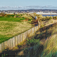 Buy canvas prints of Golf Behind The Dunes by Peter F Hunt