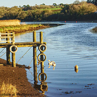 Buy canvas prints of The Old Jetty At The Passage House Inn  by Peter F Hunt