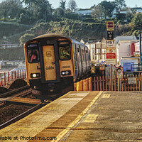 Buy canvas prints of Dawlish Station South Devon by Peter F Hunt