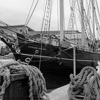 Buy canvas prints of The Kathleen And May Gloucester Dock  by Peter F Hunt