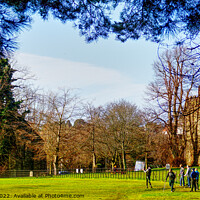 Buy canvas prints of Playing Golf At Torre Abbey  by Peter F Hunt
