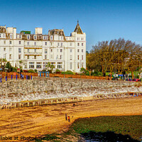 Buy canvas prints of The Grand Hotel Torquay by Peter F Hunt
