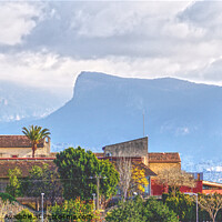 Buy canvas prints of The Foothills Of Mallorca by Peter F Hunt