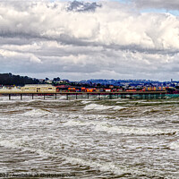 Buy canvas prints of Wild And Windy Paignton by Peter F Hunt