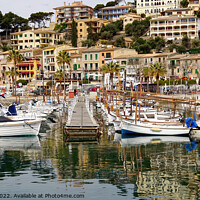 Buy canvas prints of Puerto Soller Marina Mallorca by Peter F Hunt