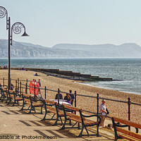 Buy canvas prints of Lyme Regis The Jurassic Coast by Peter F Hunt