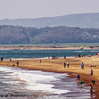 Buy canvas prints of Exmouth Beach Devon by Peter F Hunt