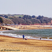 Buy canvas prints of Exmouth On The Jurassic Coast by Peter F Hunt