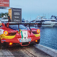 Buy canvas prints of Ferrari Ready to go  by Peter F Hunt