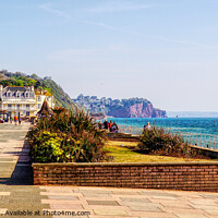 Buy canvas prints of The Promenade Teignmouth Devon by Peter F Hunt