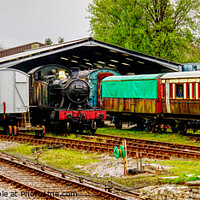 Buy canvas prints of The Engine Sheds Buckfastleigh Station by Peter F Hunt