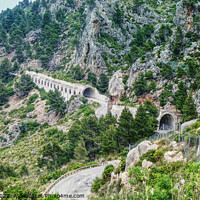 Buy canvas prints of The Rock Tunnels Of Mallorca  by Peter F Hunt