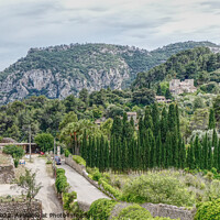 Buy canvas prints of The View From Valldemossa Town Mallorca by Peter F Hunt