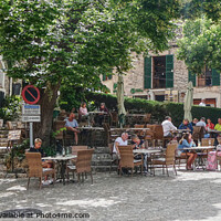 Buy canvas prints of The Mountain Village Of Valldemossa Mallorca by Peter F Hunt