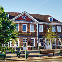 Buy canvas prints of The Assembly Rooms Epsom Surrey by Peter F Hunt